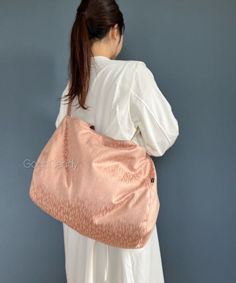 ◆手作りバッグ◆あんまきバッグ［Ｌ］2way・ショルダーバッグ・トートバッグ【レオパード】
