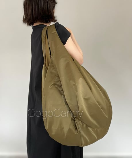 ◆手作りバッグ◆ホイップバッグ［XL］大容量トートバッグ【ブロンズ】