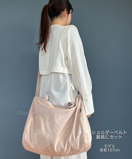 ◆手作りバッグ◆あんまきバッグ［Ｌ］2way・ショルダーバッグ・トートバッグ【レオパード】