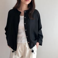 row round blouse jacket.(即納)