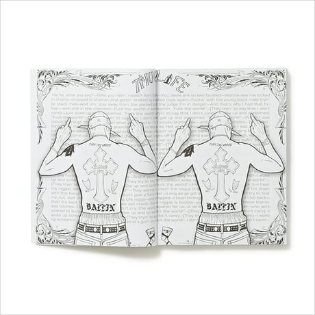 RISKIE FOREVER TUPAC THE COLORING BOOK リスキー　フォーエバー 2PAC カラーリングブック 塗り絵