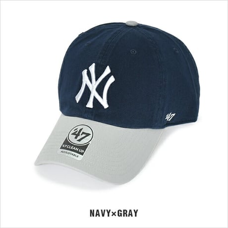 '47 キャップ NY ニューヨーク ヤンキース クリーンナップ メンズ レディースフォーティーセブン 帽子 ローキャップ  BRAND ストラップバック 47'