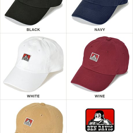 ベンデイビス キャップ BEN DAVIS メンズ レディース ローキャップ DAD 帽子