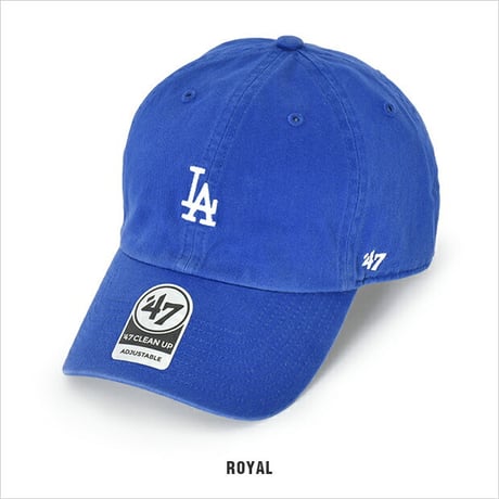 47BRAND キャップ '47 クリーンナップ LA ロサンゼルス ドジャース スモールロゴ メンズ レディース ローキャップ 帽子 BRAND