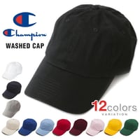 チャンピオン キャップ CHAMPION ローキャップ 帽子 ロークラウン LOW CAP GOLF ゴルフ USモデル ストラップバック STRAPBACK WASHED ウォッシュ加工 DAD
