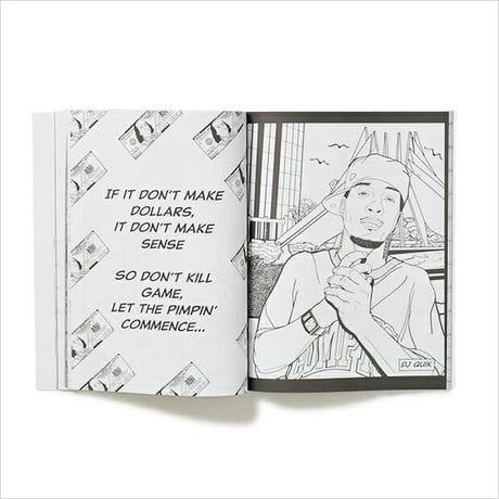 RISKIE FOREVER DEATH ROW COLORING BOOK リスキー フォーエバー デスロウレコーズ カラーリングブック 塗り絵