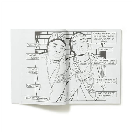 RISKIE FOREVER DEATH ROW COLORING BOOK リスキー フォーエバー デスロウレコーズ カラーリングブック 塗り絵