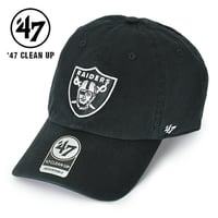 '47 キャップ 47BRAND クリーンナップ レイダース メンズ レディース ローキャップ 帽子 LAS VEGAS RAIDERS BRAND