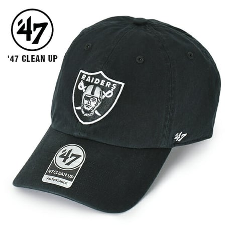 '47 キャップ 47BRAND クリーンナップ レイダース メンズ レディース ローキャップ 帽子 LAS VEGAS RAIDERS BRAND
