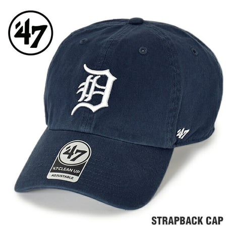 47BRAND キャップ '47 ローキャップ クリーンナップ デトロイト タイガース DETROIT TIGERS メンズ レディース 帽子 GOLF DAD