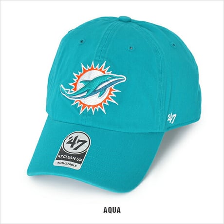 '47 キャップ クリーンナップ マイアミ ドルフィンズ メンズ レディース ローキャップ 帽子 BRAND