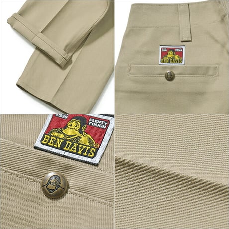 ベンデイビス ワークパンツ BEN DAVIS ORIGINAL BEN'S メンズ 作業着