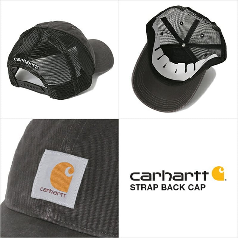 美品　90'sCarhartt カーハート ダック地 メッシュキャップ USA製 POST JUNK / 90's CARHARTT USA製 コットンダック メッシュ