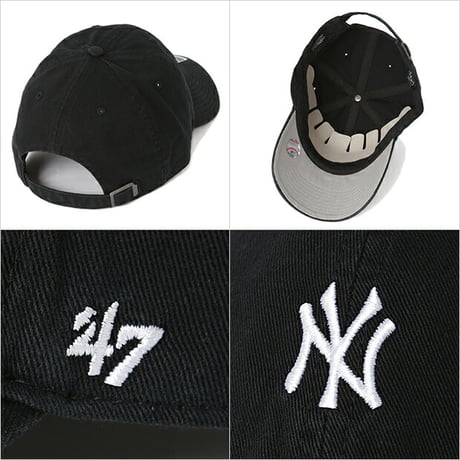 '47 ヤンキース キャップ 47BRAND ローキャップ スモールロゴ NY メンズ レディース 帽子 GOLF DAD