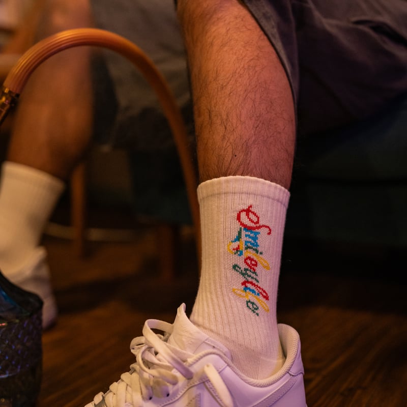 Smiley life | SMILEY LIFE LOGO SOX WHITE | Smil