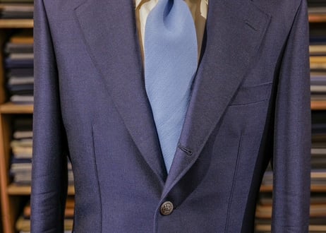 Hopsack Sport Tie -Sky Blue-