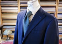 Wool Cashmere グリーン フランネルタイ Ariston