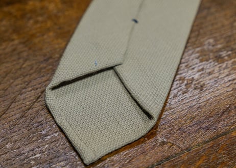 Hopsack Sport Tie -Beige-