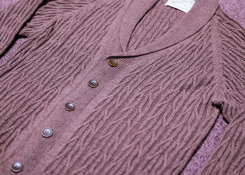 ブラウン】BERUN ケーブルニットカーディガン | Atelier BERUN