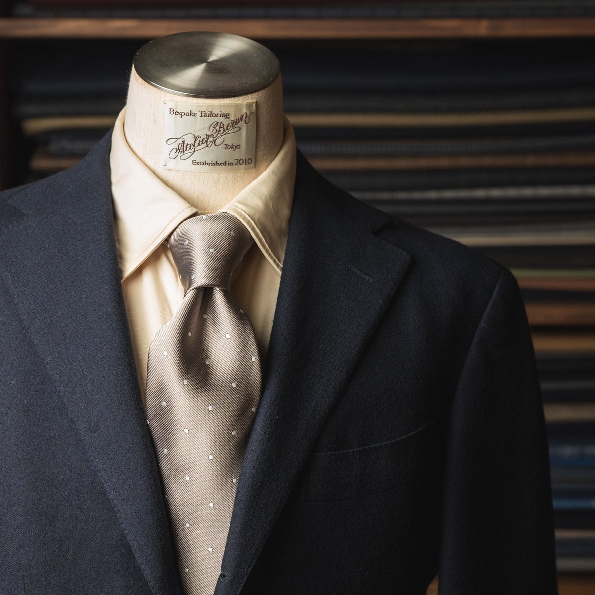 シルバードット フォーマルネクタイ | Atelier BERUN