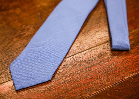 Hopsack Sport Tie -Sky Blue-