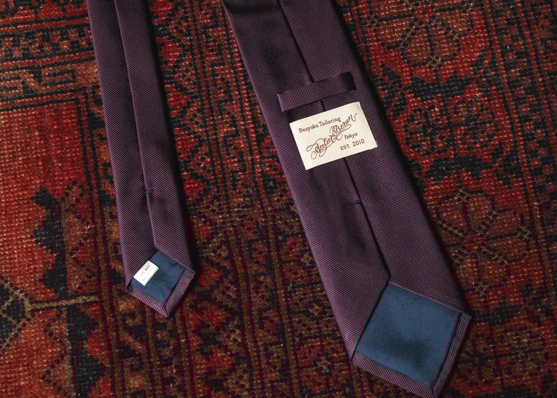 パープル ソリッドタイ | Atelier BERUN