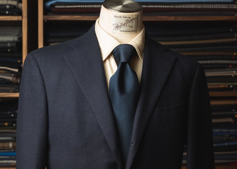 ブルーブラック ソリッドタイ | Atelier BERUN