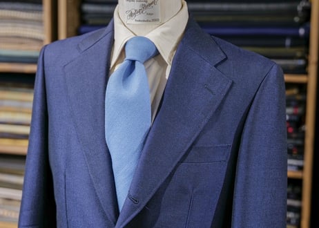 Hopsack Sport Tie -Sky Blue-