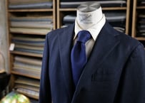 Wool ネイビー フランネルタイ W Bill