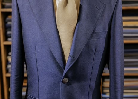 Hopsack Sport Tie -Beige-