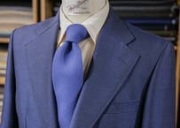 Hopsack Sport Tie -Lavender Blue-