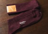 BERUN Supima Cotton ロングホーズ 【ボルドー】