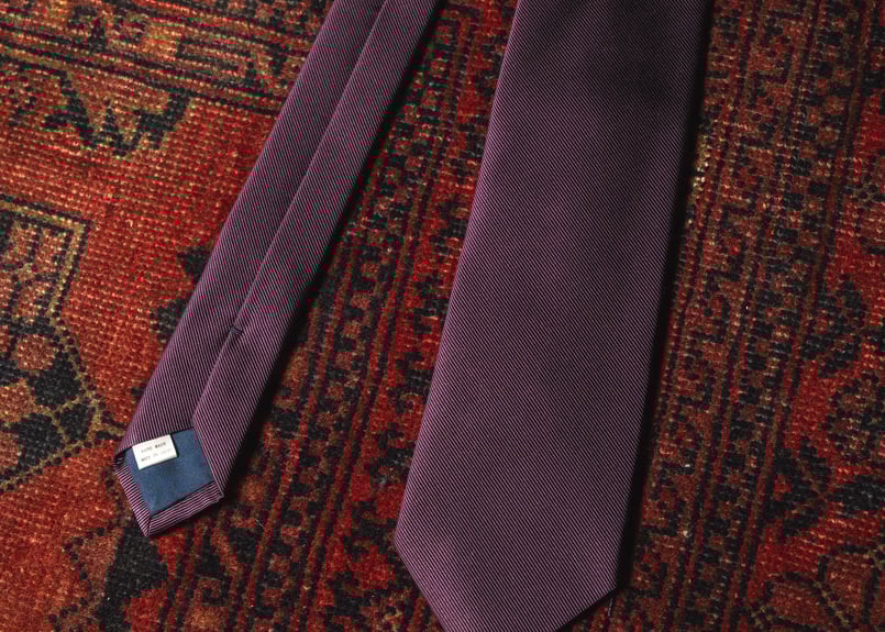 パープル ソリッドタイ | Atelier BERUN