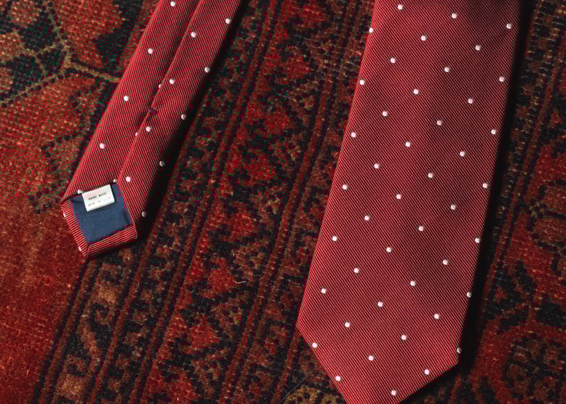 レディッシュブラウン ドットタイ | Atelier BERUN