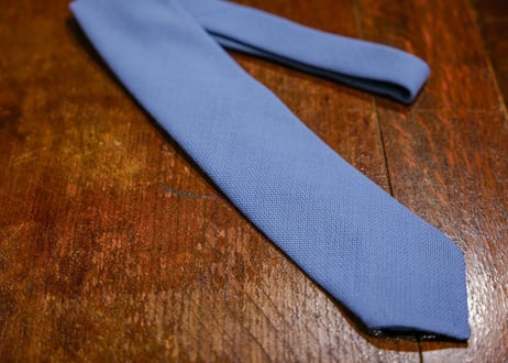 Hopsack Sport Tie -Sky Blue-