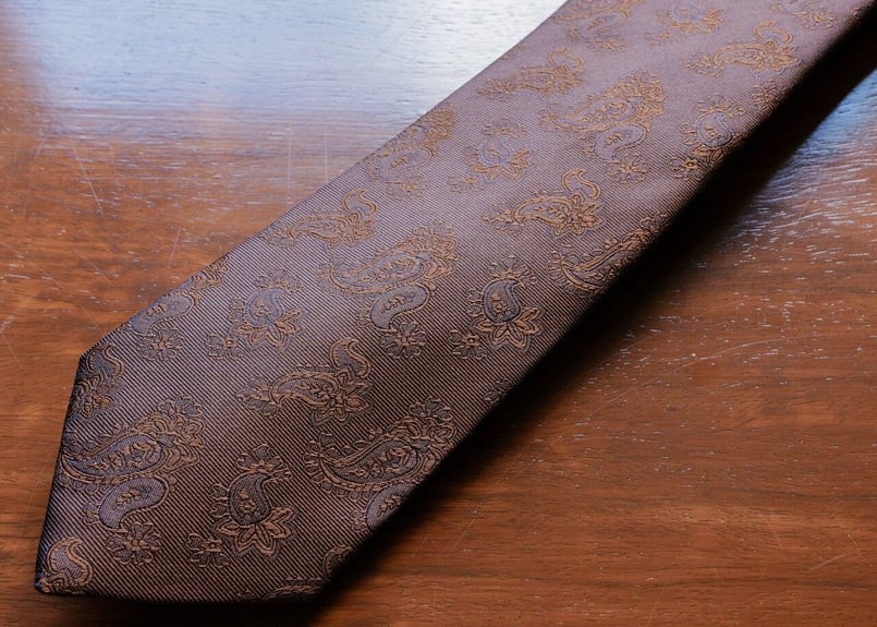 ブラウン ペイズリータイ | Atelier BERUN