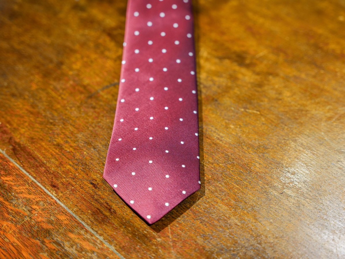 レッドブラウン ドットタイ | Atelier BERUN