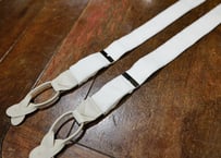 アイリッシュリネン ホワイトヘリンボーン ブレイシーズ