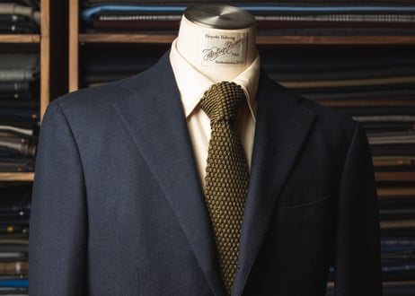 Atelier BERUN グレイッシュブラウン ウールタイ Atelier BERUN グレイッシュブラウン ウールタイ Atelier BERUN