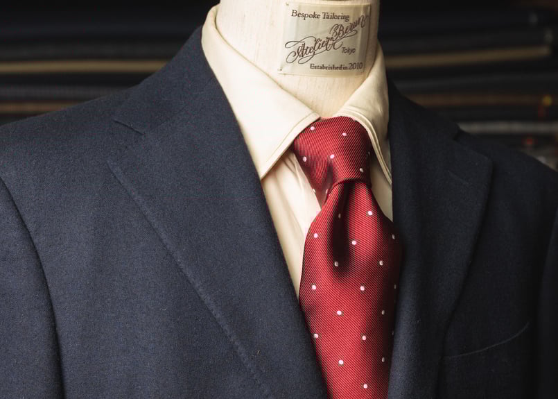 レディッシュブラウン ドットタイ | Atelier BERUN