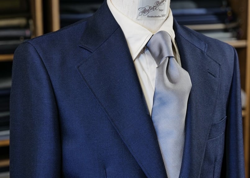 ✨未使用✨ブルガリ　ソリッド　シルバー　ネクタイ シルバーグレー ソリッドタイ | Atelier BERUN