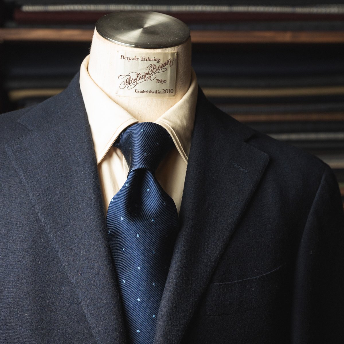 新品Brioniネイビー ドット柄 ネクタイ 2025年最新】Brioni 柄