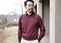 【Reddish brown】BERUN Knit Polo -Super120-