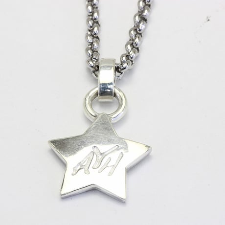 ayh star Necklace(シルバー/中サイズ)