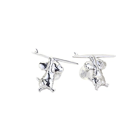 Pooh Earrings(シルバー)