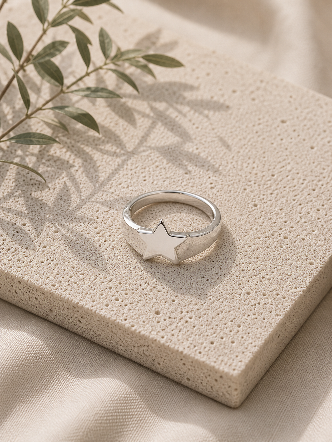 Silver ring aiko スターリング ファイブポイントスターリング