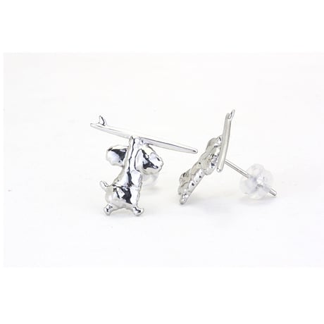 Pooh Earrings(シルバー)