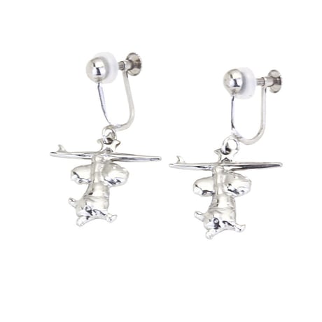 Pooh Earrings(シルバー)