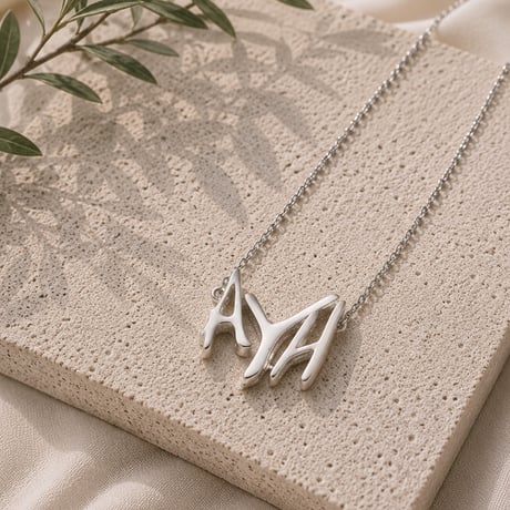 AYH stylish Necklace(シルバー)