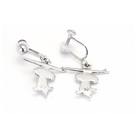 Pooh Earrings(シルバー)
